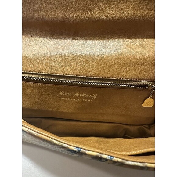 Vintage Morris Moskowitz Leather Clutch And Wallet Set Old Money 1960s 1970s - Picture 7 of 11